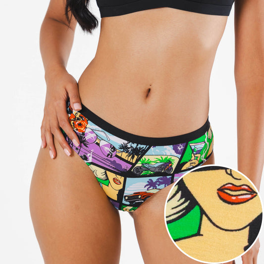 The Gas Pedal | Pop Art Cheeky Underwear