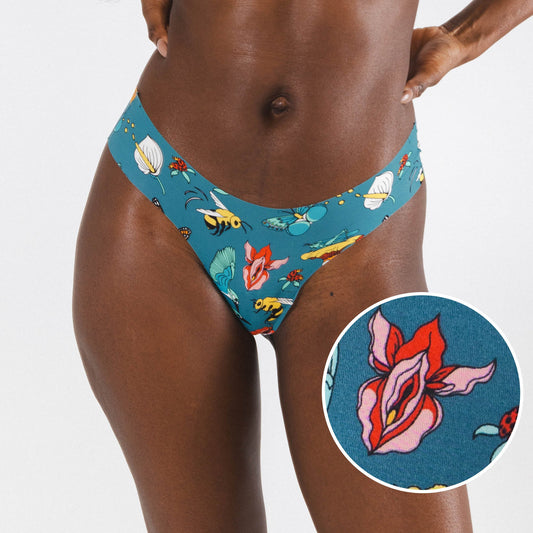 The Pollination Station | Birds and Bees Seamless Thong