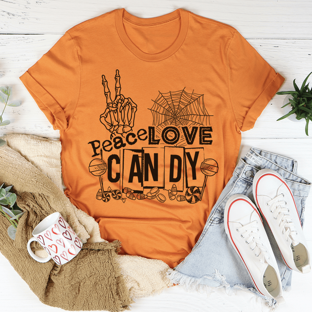 Peace Love Candy Tee