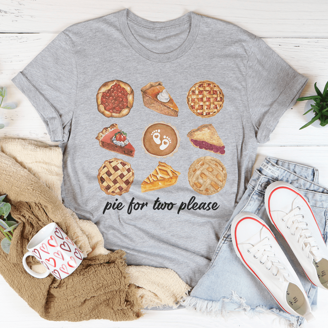 Pie For Two Please Pregnancy Tee
