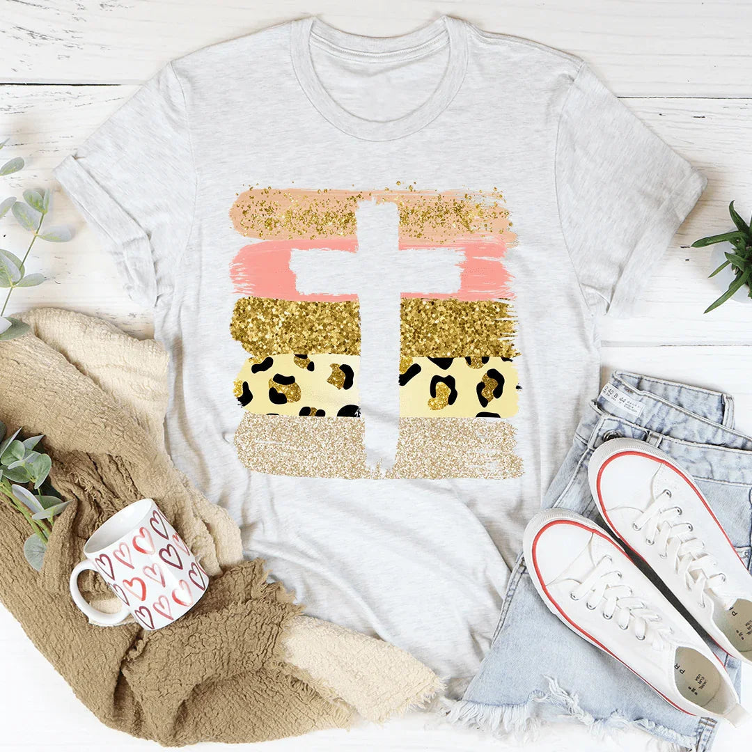 Pink Cross Tee