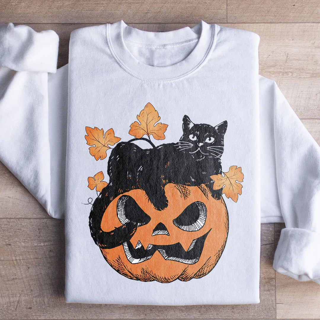 Pumpkin Cat Sweatshirt