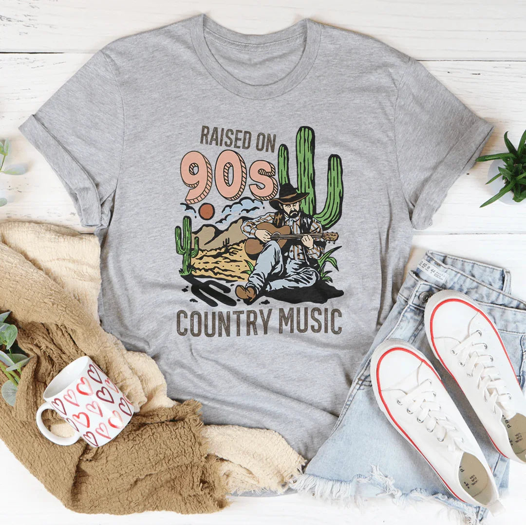 Raised On Country Music Tee