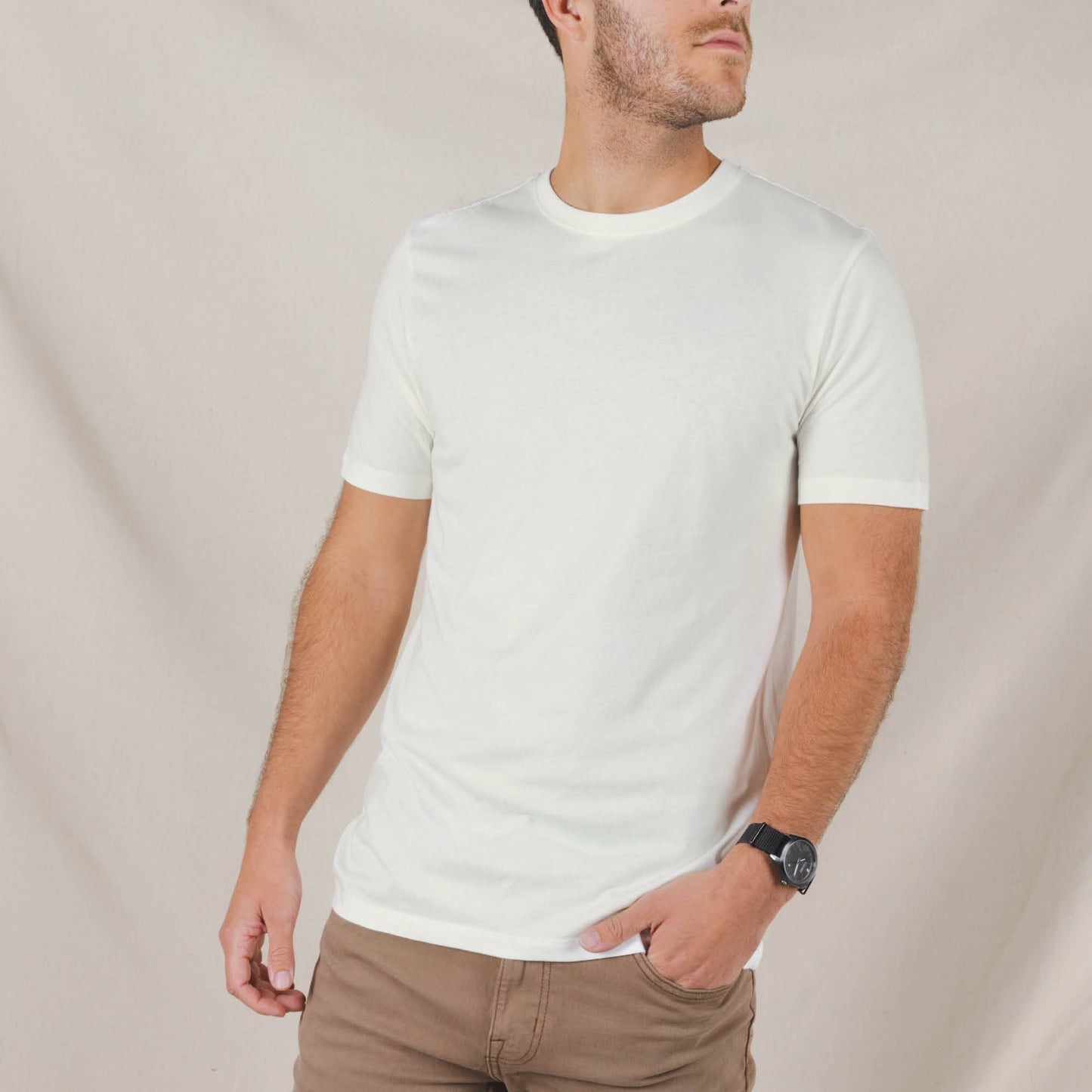 The Everyman™ Tee - Oatmeal | T Shirt For Men ft. Super Stupid-Soft™ Fabric