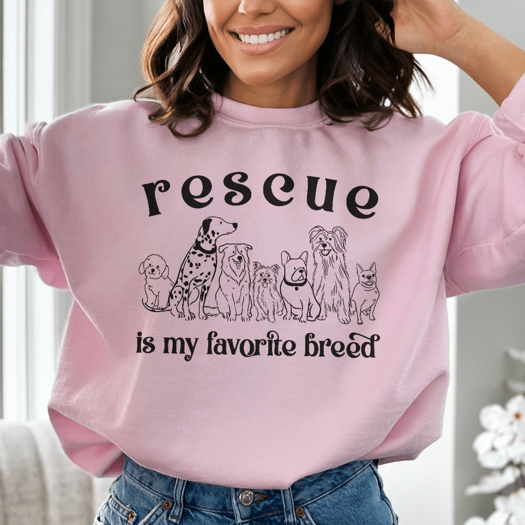 Rescue Is My Favorite Breed Tee
