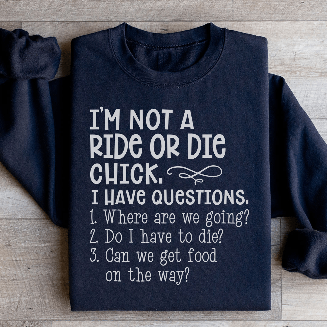 Rie Or Die Chick Sweatshirt