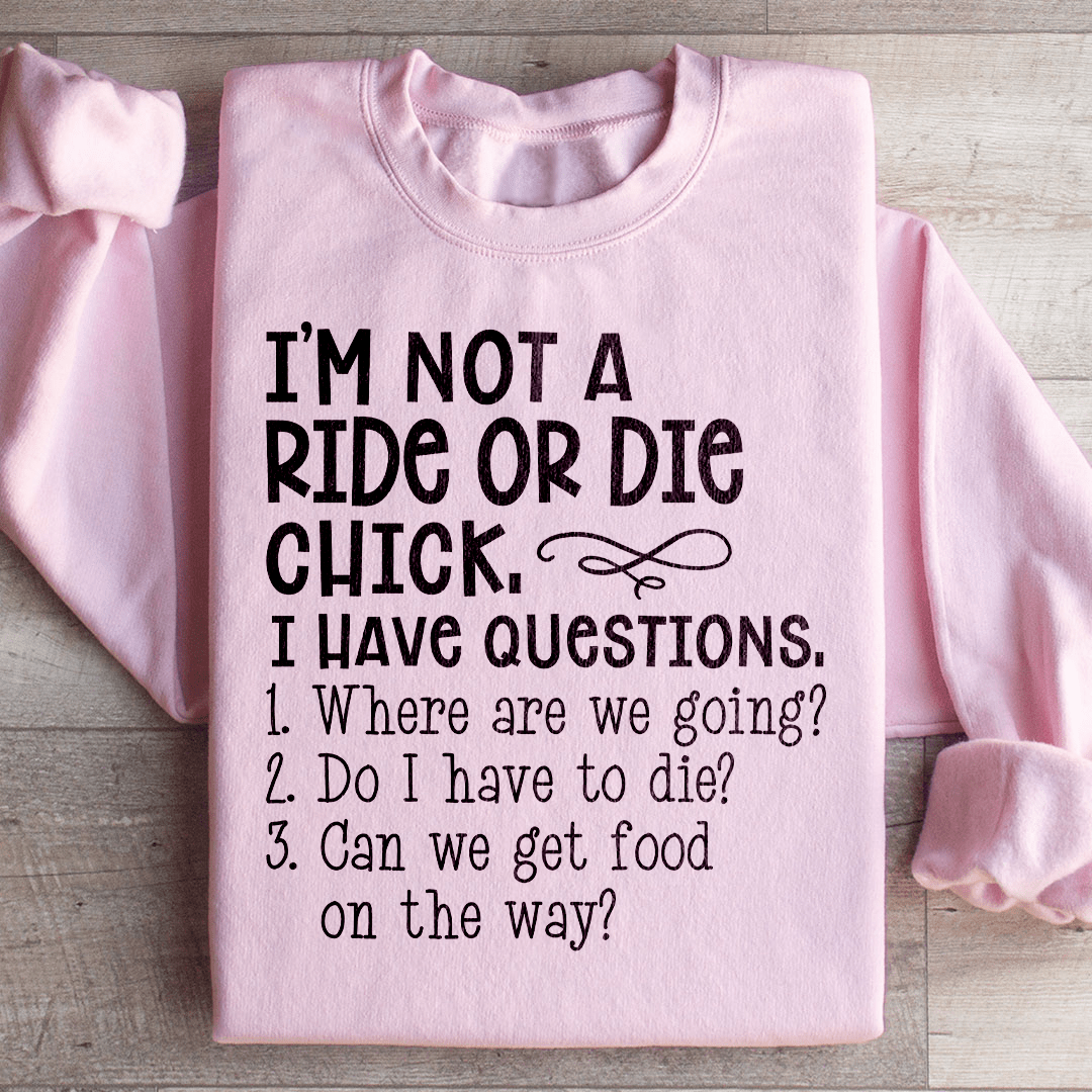 Rie Or Die Chick Sweatshirt