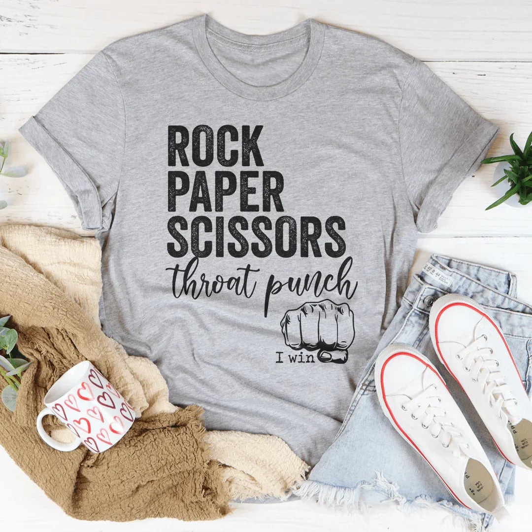 Rock Paper Scissors Tee