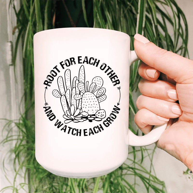 Root For Each Other Ceramic Mug 15 oz