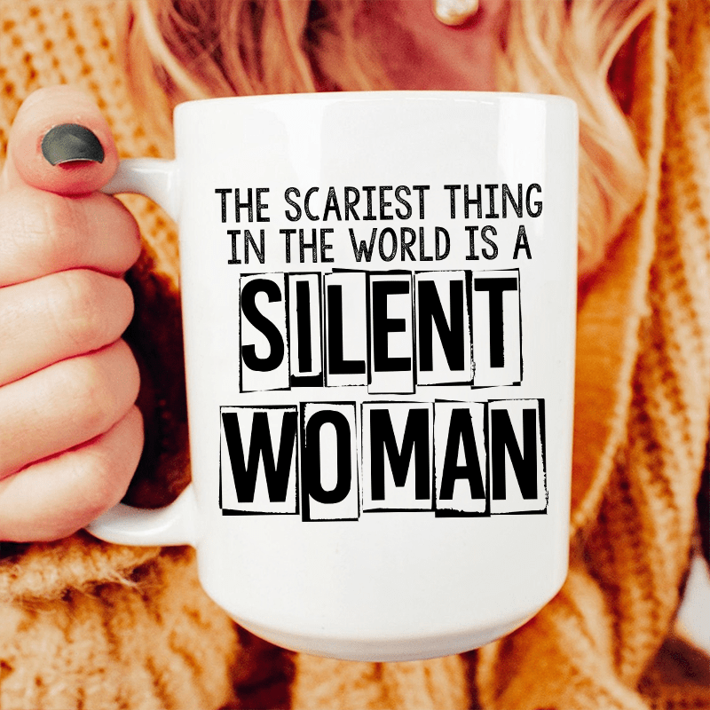 Silent Woman Ceramic Mug 15 oz