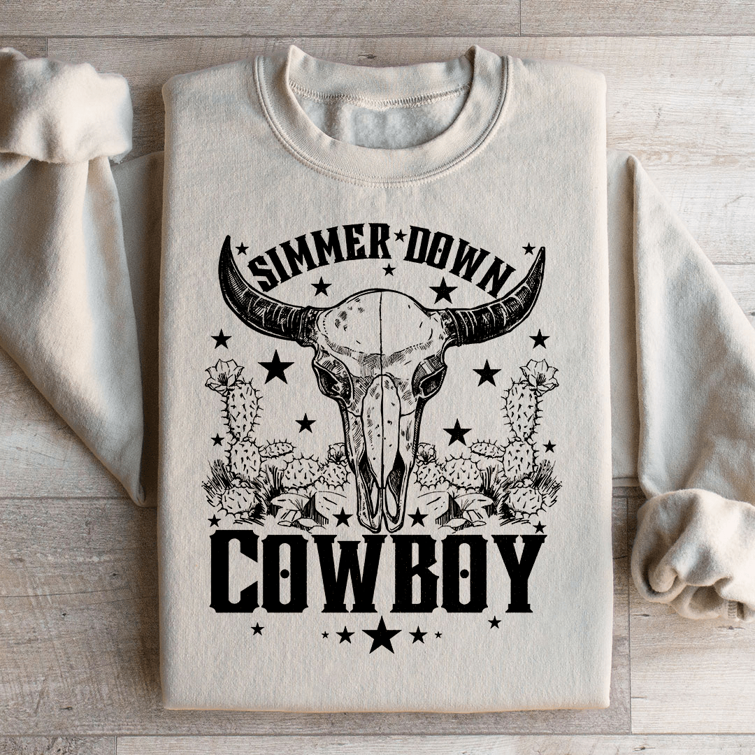 Simmer Down Cowboy Sweatshirt