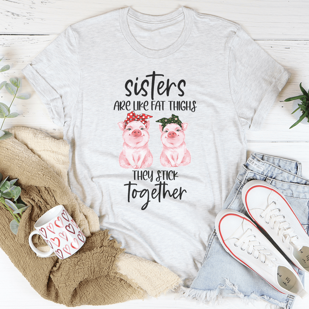 Sisters Are Like Fat Thighs They Stick Together Tee