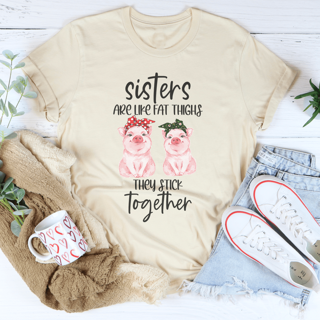 Sisters Are Like Fat Thighs They Stick Together Tee