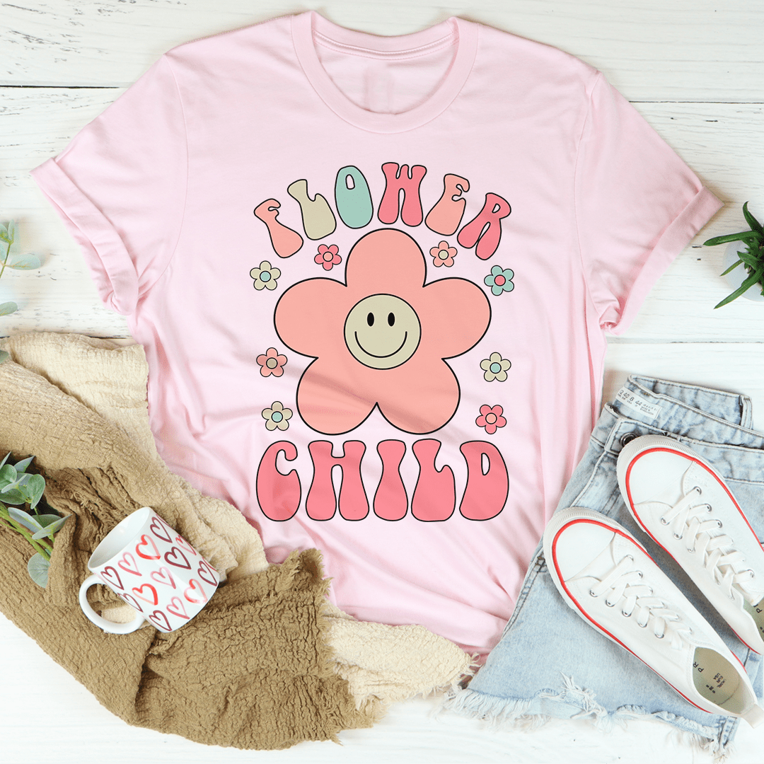 Smiley Flower Child Tee
