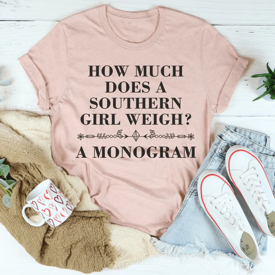 Southern Girl Monogram Tee