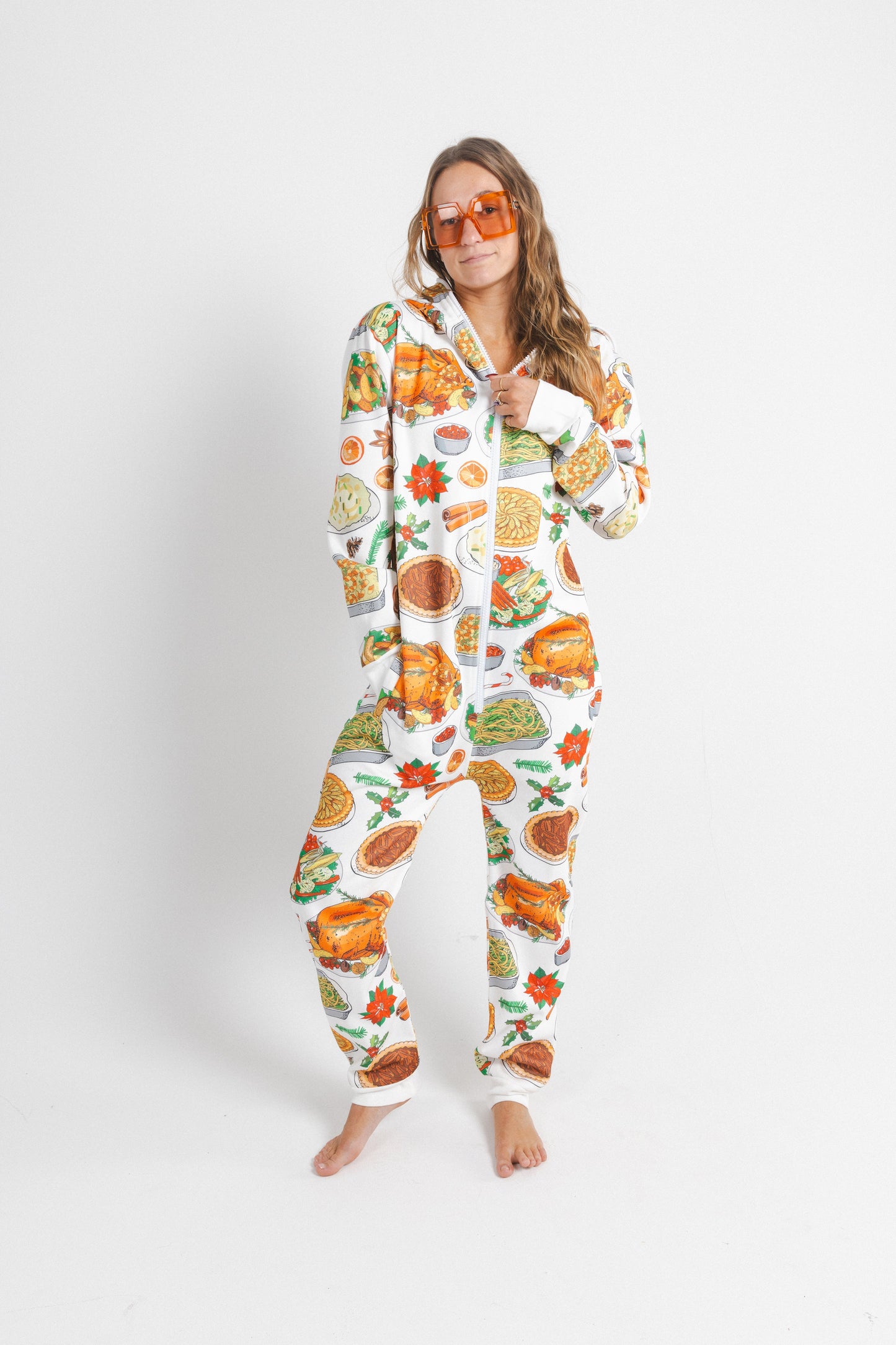 The Spread | White Thanksgiving Onesie
