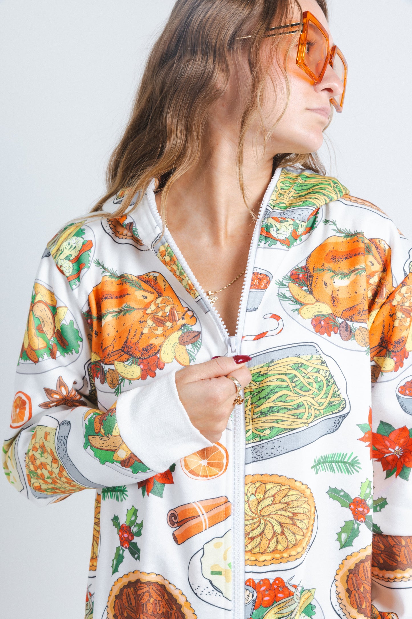 The Spread | White Thanksgiving Onesie