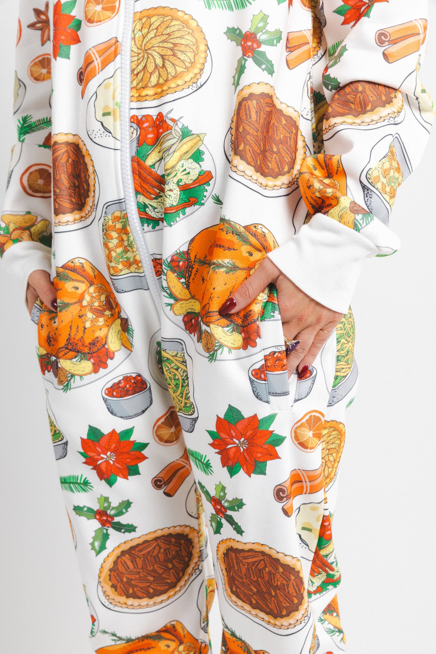 The Spread | White Thanksgiving Onesie
