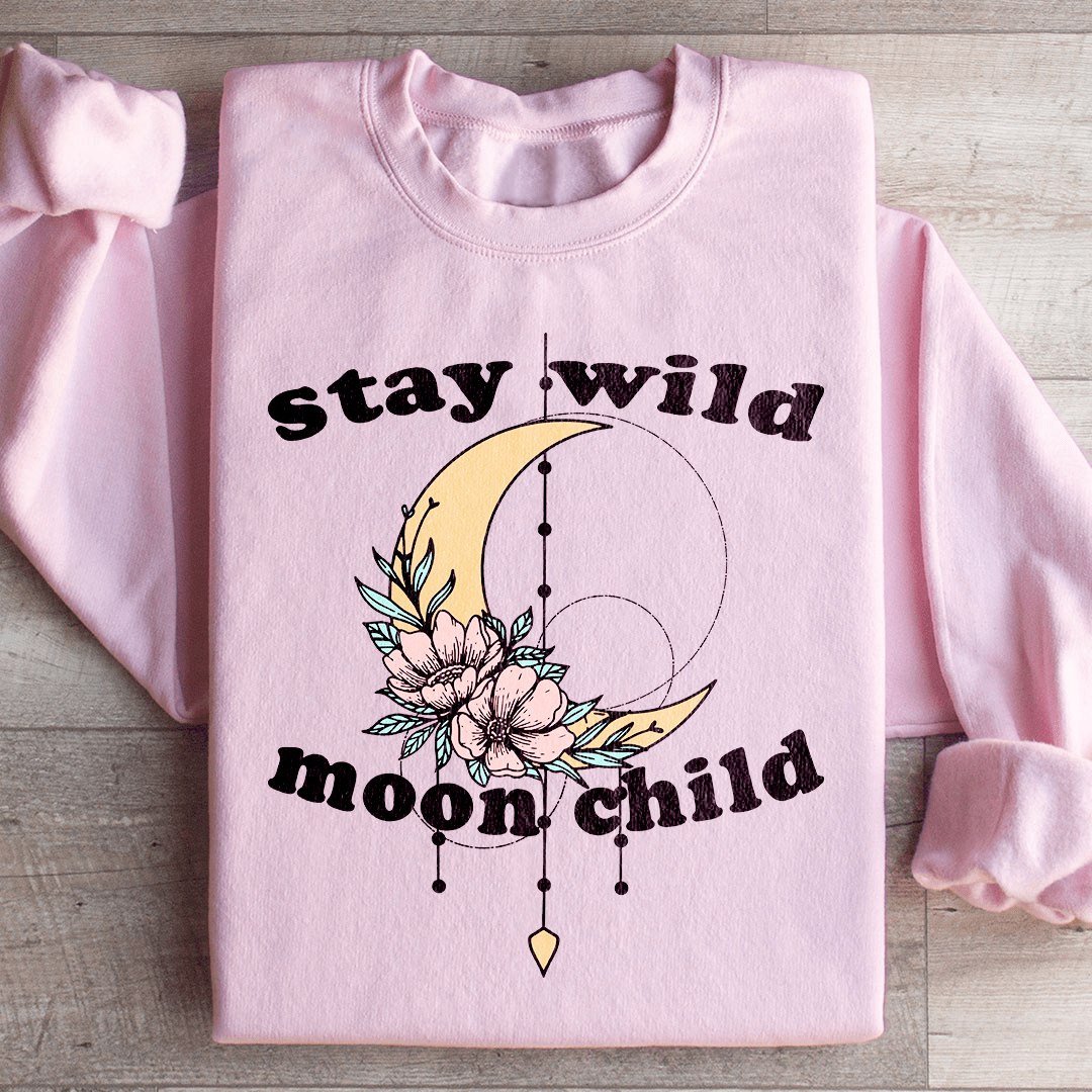 Stay Wild Moon Child Boho Sweatshirt