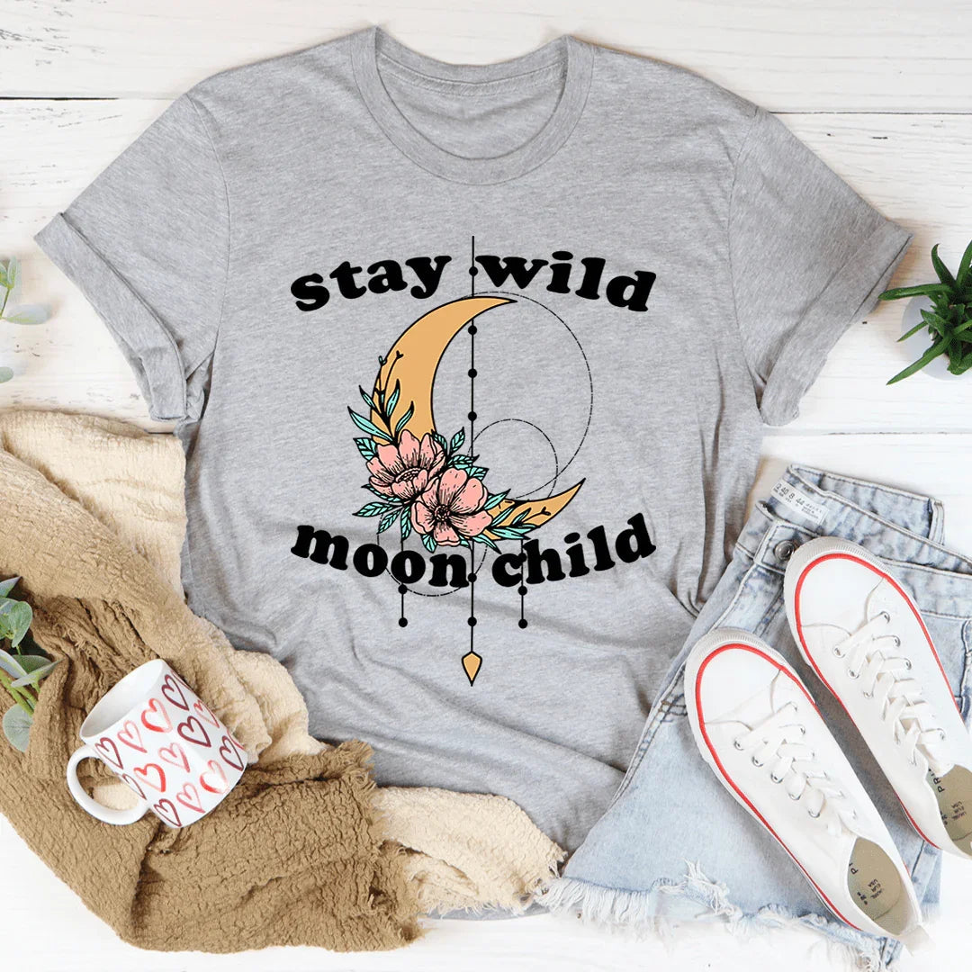 Stay Wild Moon Child Boho Tee