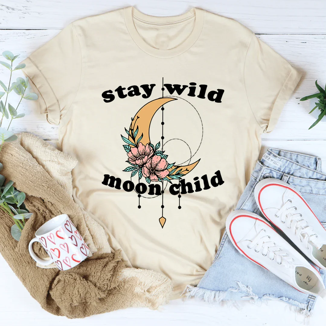 Stay Wild Moon Child Boho Tee