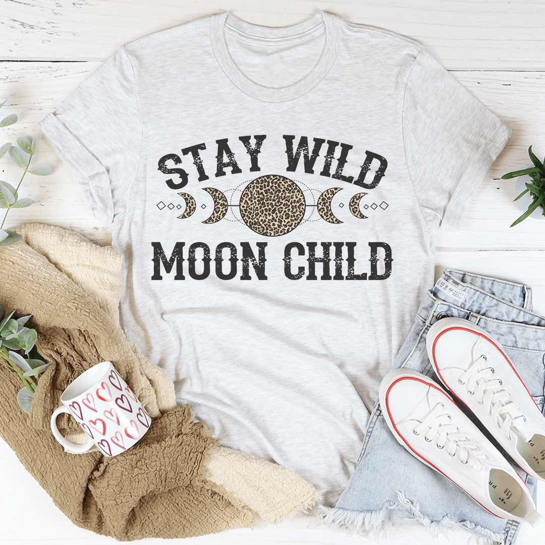 Stay Wild Moon Child Leopard Tee