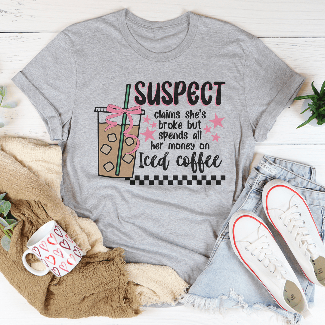 Suspect Claims She's Broke Tee
