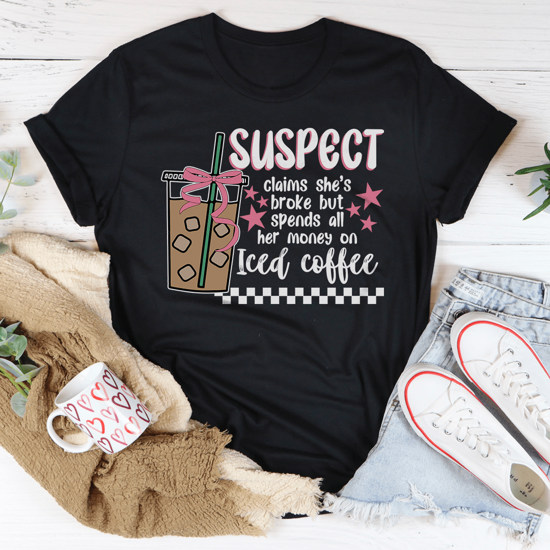 Suspect Claims She's Broke Tee