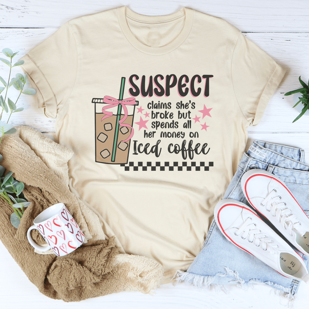 Suspect Claims She's Broke Tee