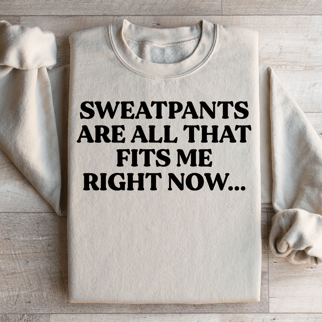 Sweatpants Are All That Fits Me Right Now Sweatshirt