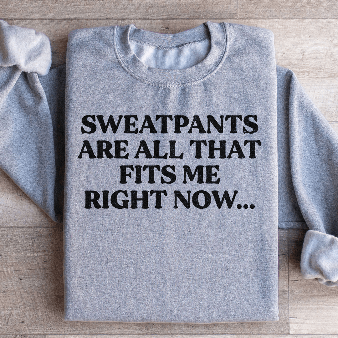 Sweatpants Are All That Fits Me Right Now Sweatshirt