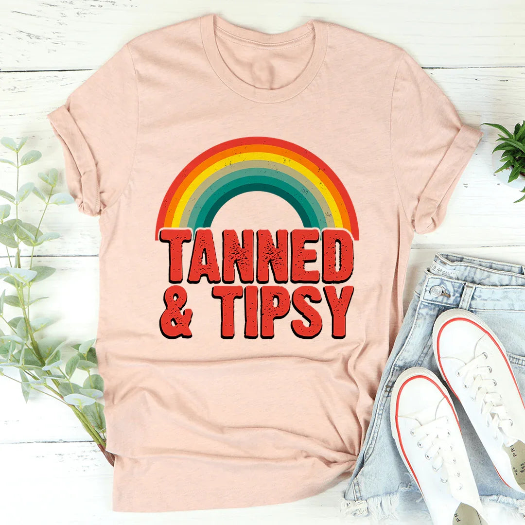 Tanned & Tipsy Tee
