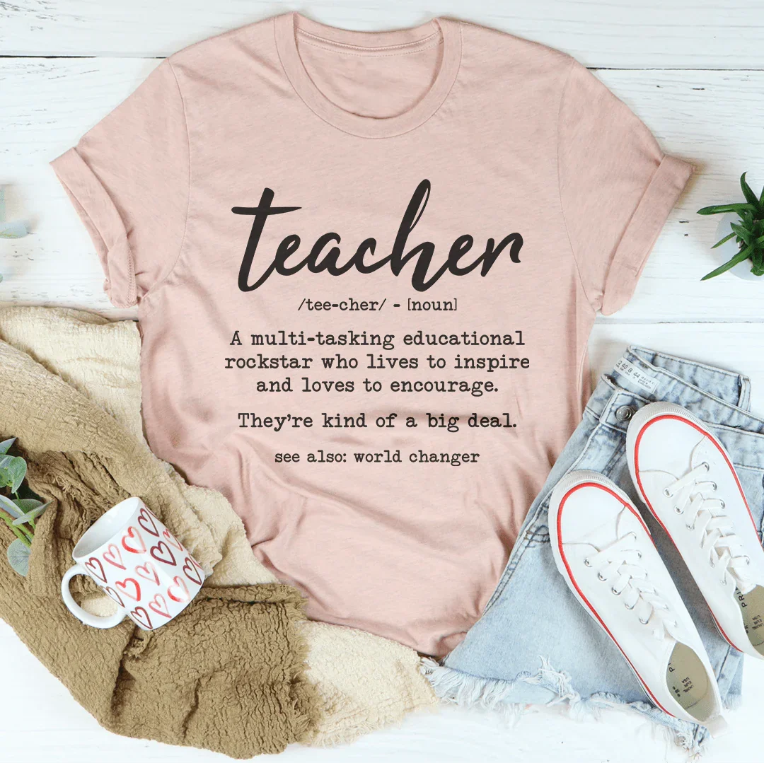 Teacher A Multi Tasking Educational Rockstar Tee