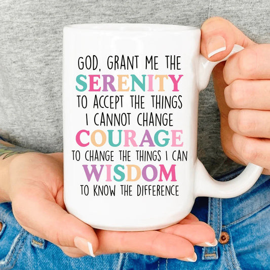 The Serenity Prayer Mug