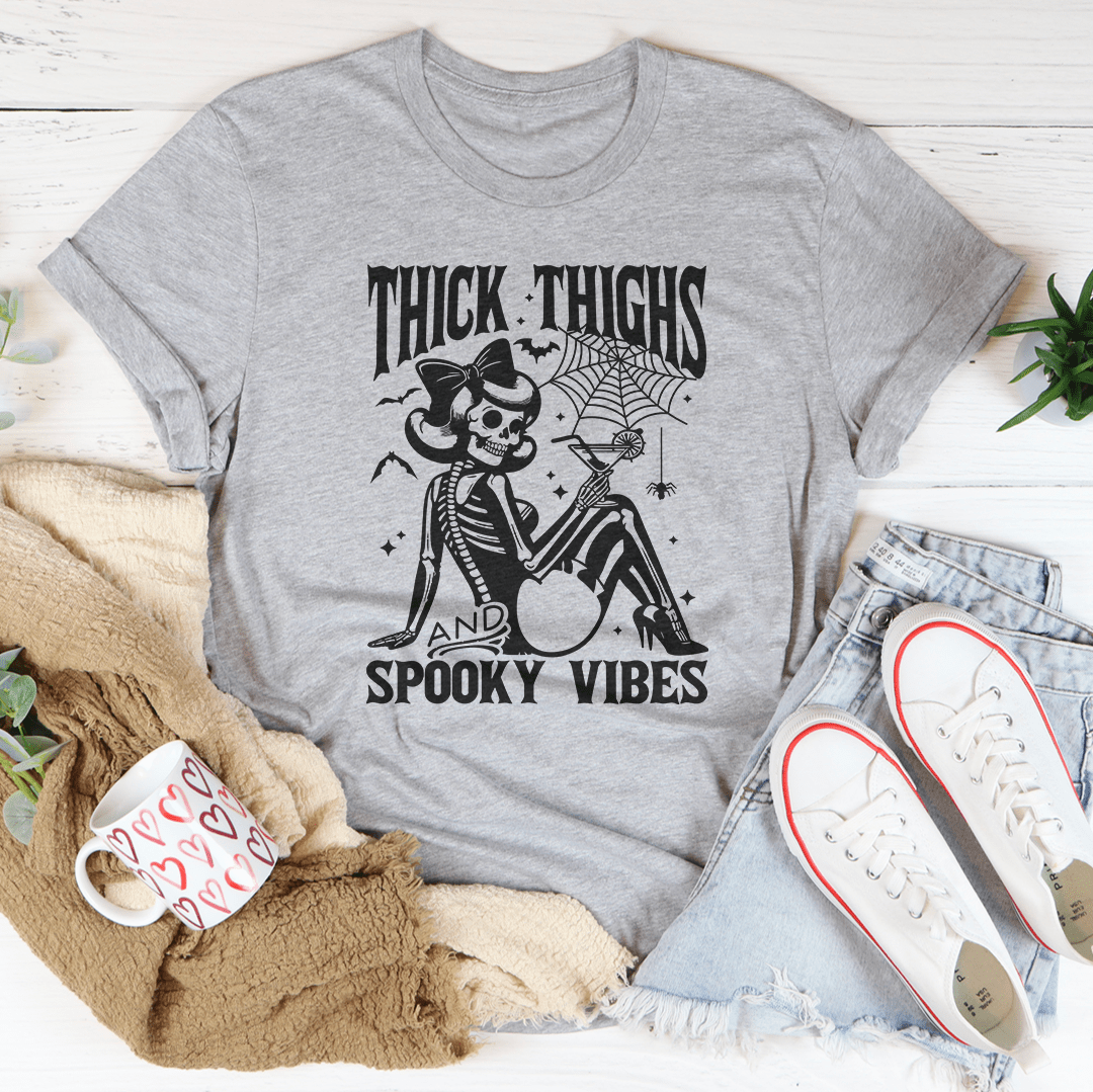 Thick Thighs And Spooky Vibes Tee