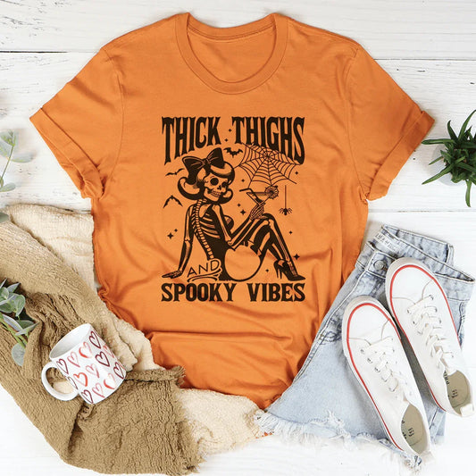 Thick Thighs And Spooky Vibes Tee