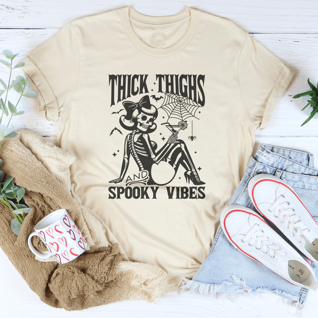 Thick Thighs And Spooky Vibes Tee