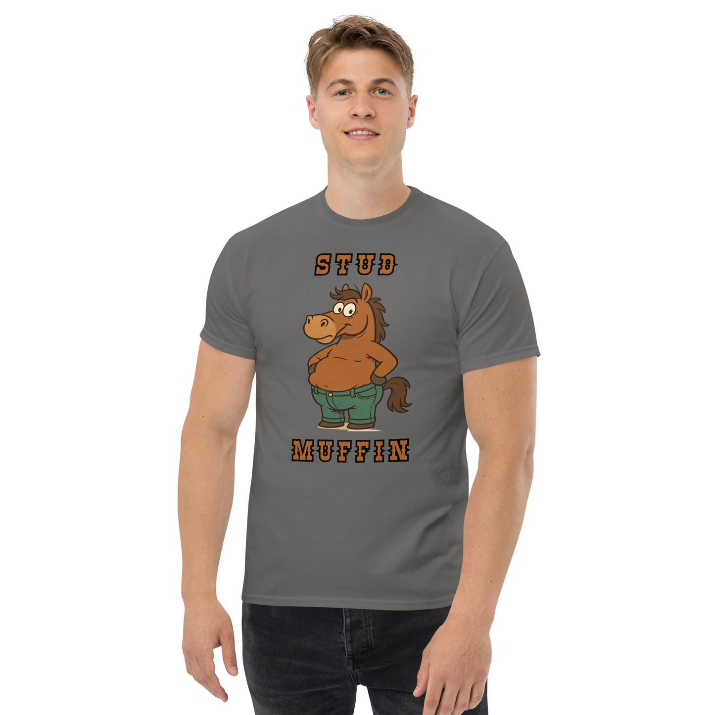 Stud Muffin Graphic T-Shirt