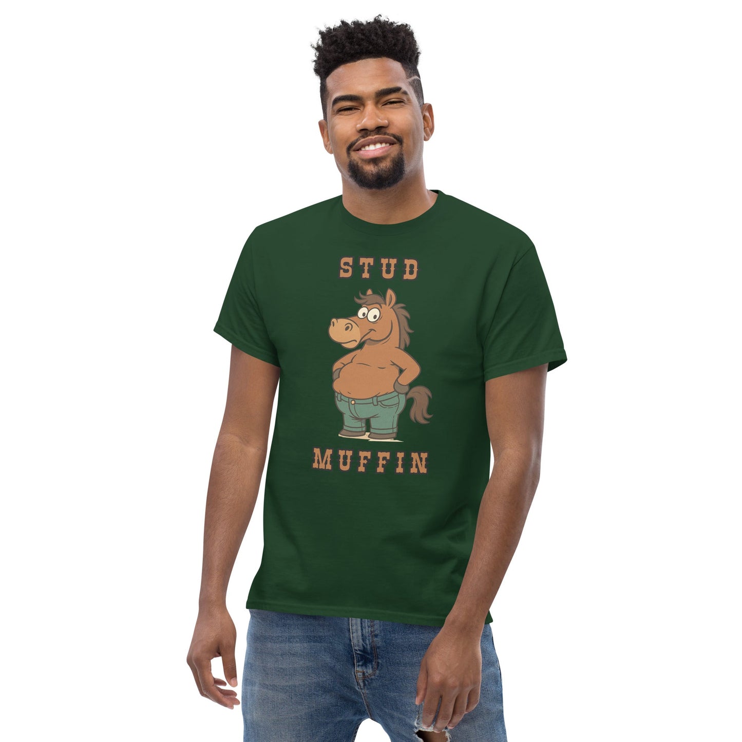 Stud Muffin Graphic T-Shirt