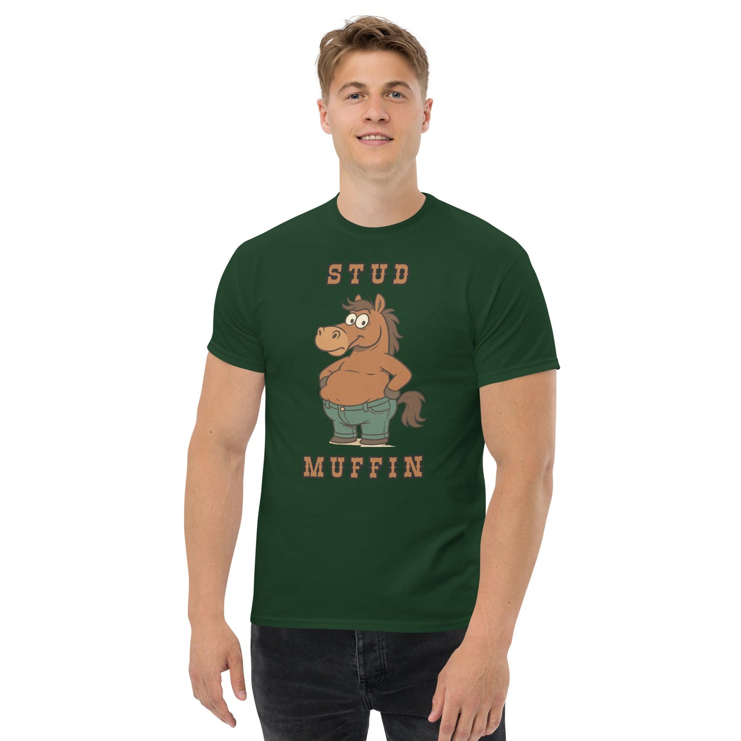 Stud Muffin Graphic T-Shirt