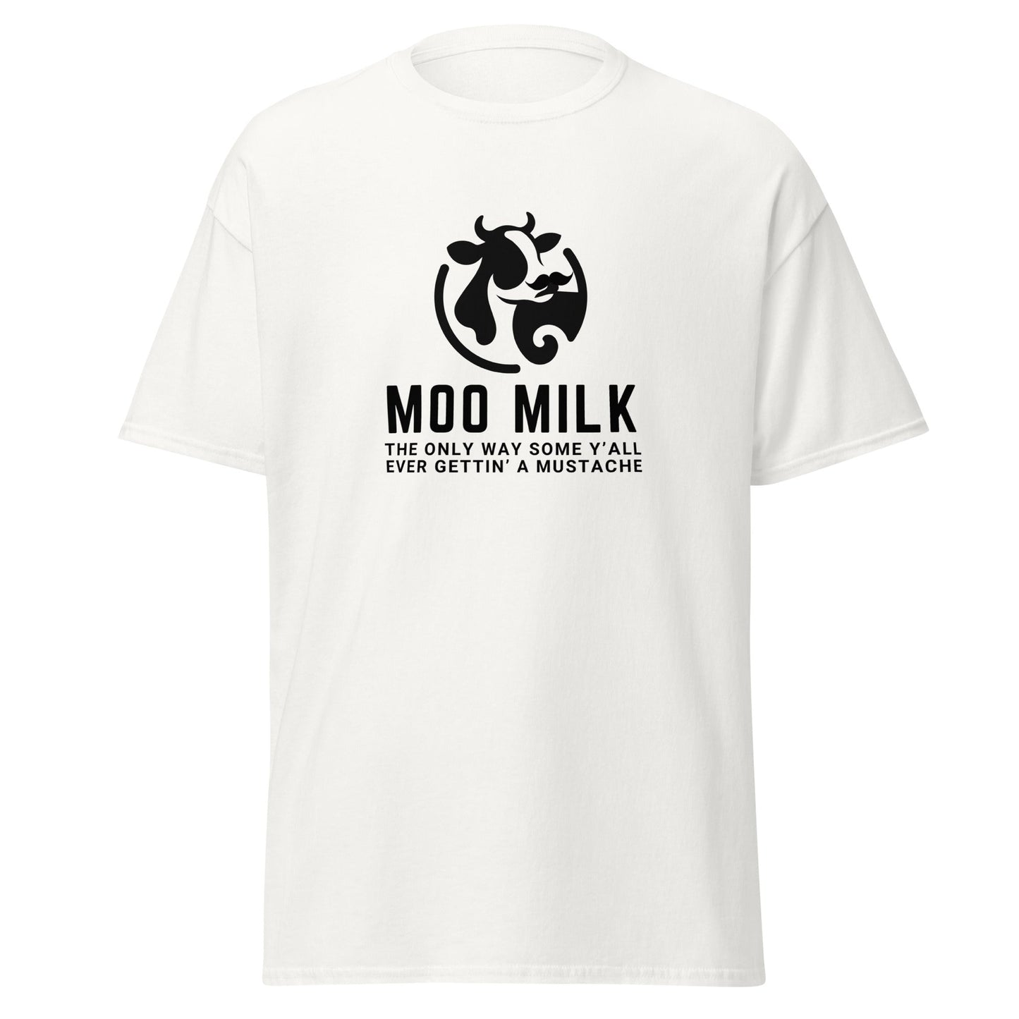 Moo Milk Mustache Tee