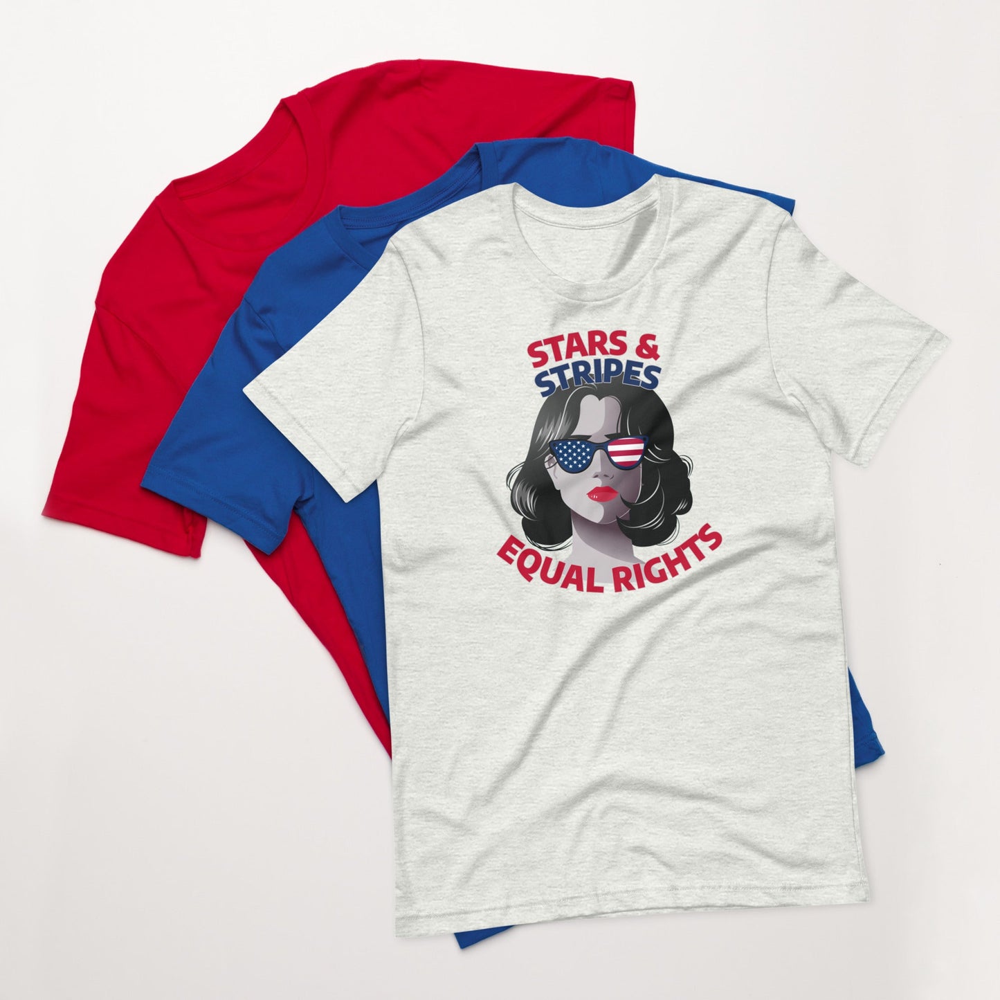 Stars, Stripes, Equal RIghts Unisex t-shirt