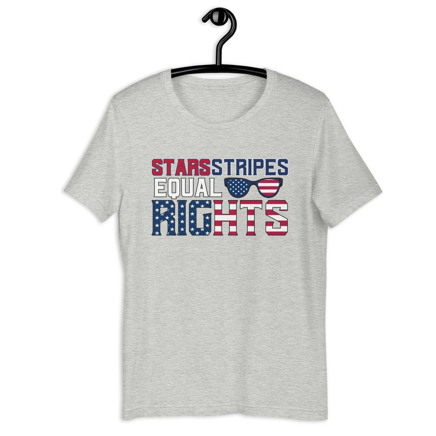 Stars Stripes Equal RIghts Unisex t-shirt