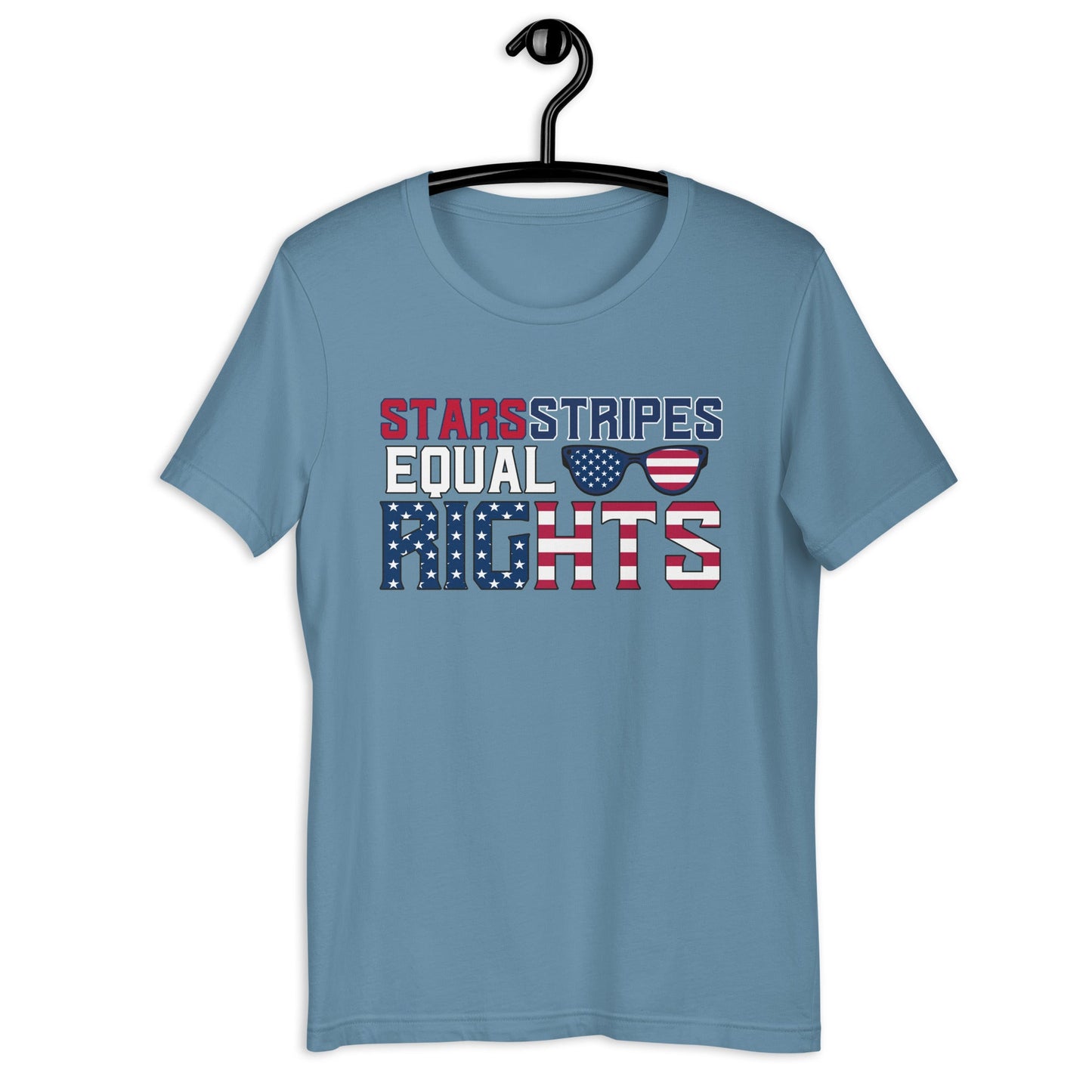 Stars Stripes Equal RIghts Unisex t-shirt