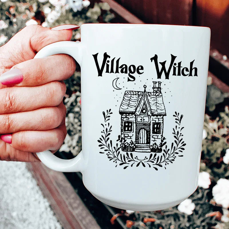 Village Witch Ceramic Mug 15 oz