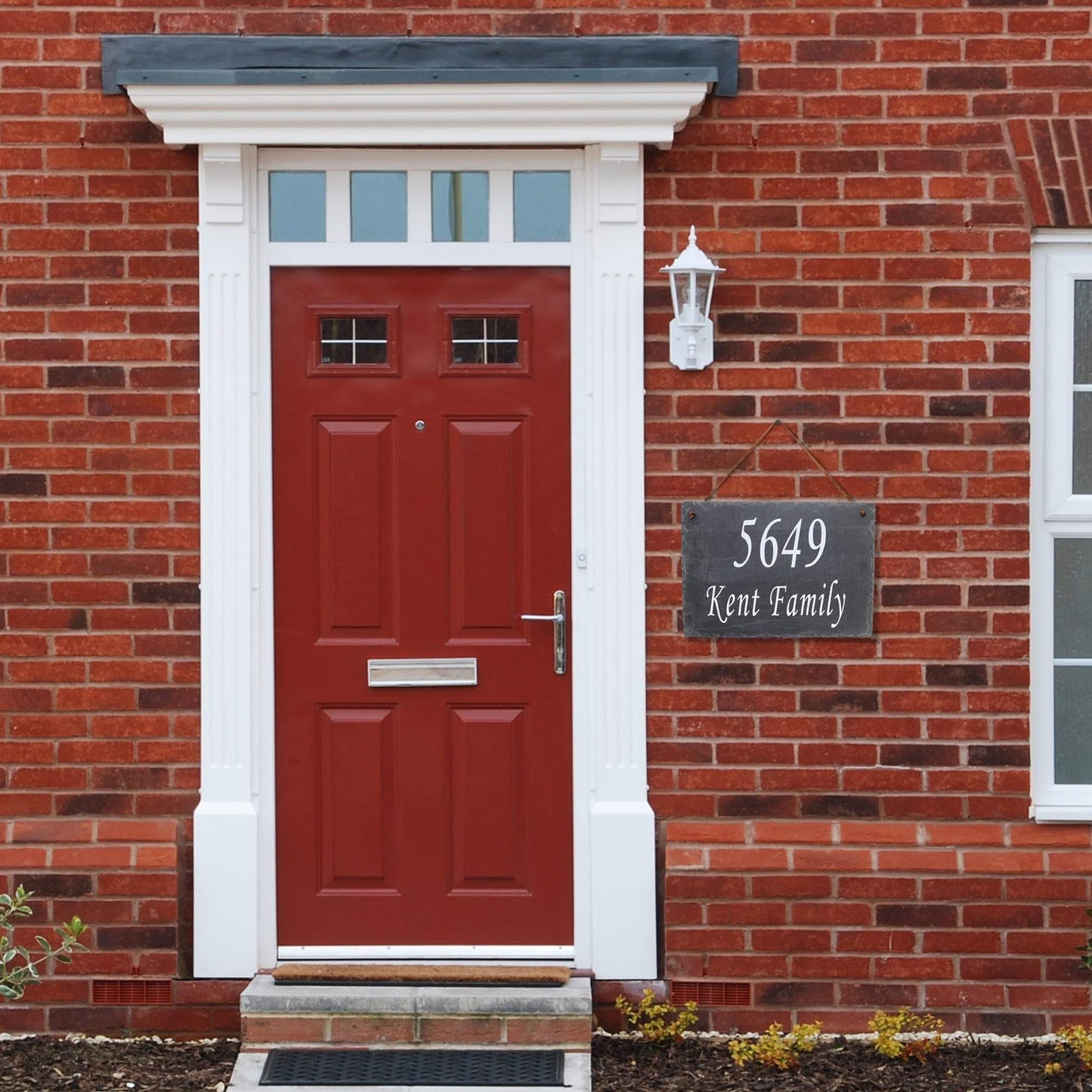 Royale Slate Hanging House Porch Sign