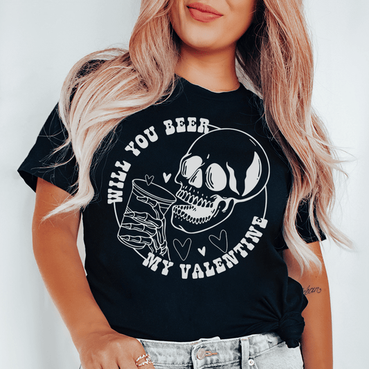 Will You Beer My Valentine Tee